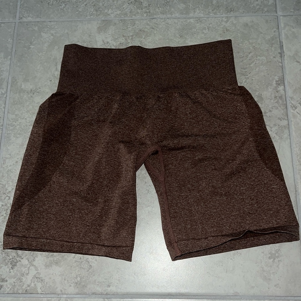 NVGTN cocoa shorts. Size small. Worn twice.